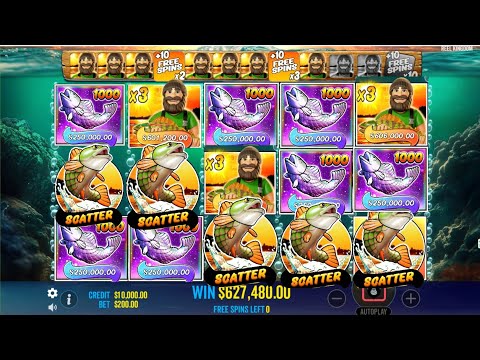 BIG BASS BONANZA 1000 4X SCATTER SUPER BONUS HIT! X10 MULTIPLIER FREE SPINS! WİN ONLINE CASINO SLOT