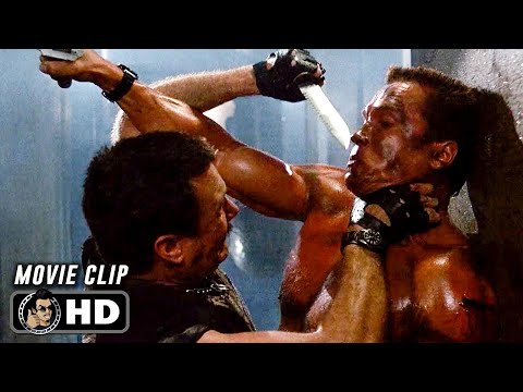 COMMANDO Clip - "Bennett Brawl" (1985) Arnold Schwarzenegger