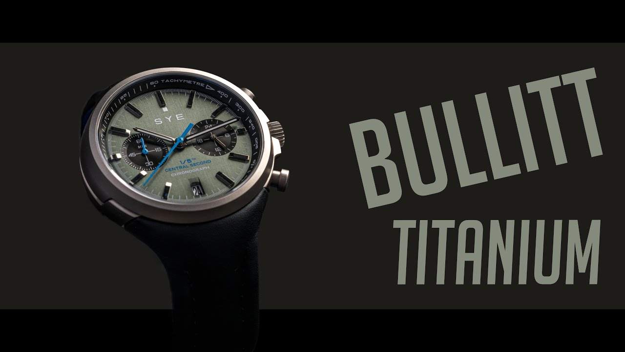 Bullitt Titanium Chronograph limited edition presentation