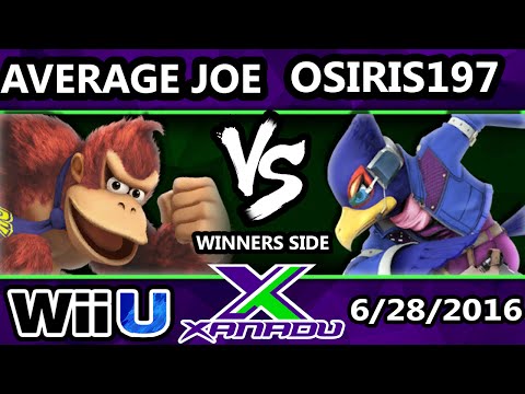 S@X 156 - Average Joe (Donkey Kong) Vs. Osiris197 (Falco) SSB4 Tournament - Smash Wii U - Smash 4