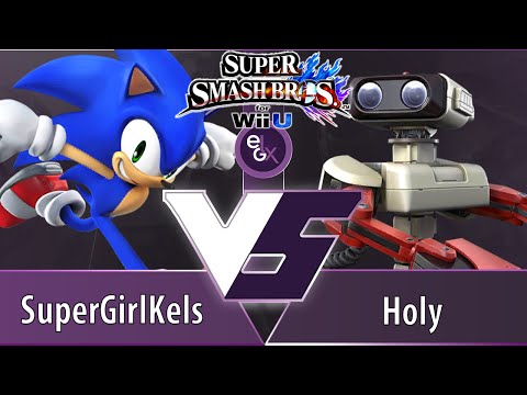 EGLX - SuperGirlKels (Sonic) vs Holy (ROB) - Smash 4 Wii U