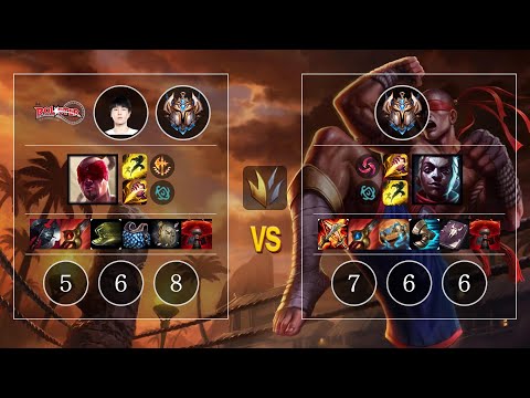 KT Bono Lee Sin vs Ekko Jungle - KR Patch 10.12