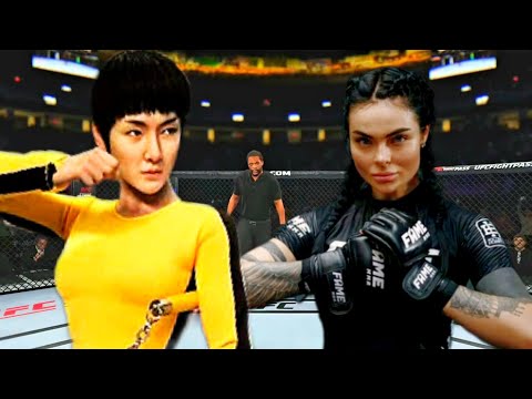Bruce Lee woman vs. Kamila Smogulecka - EA Sports UFC 4