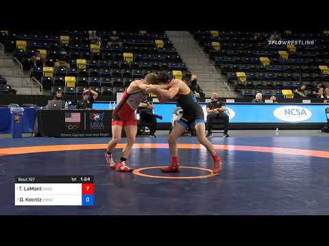 60 Kg Consolation Taylor LaMont Sunkist Kids Wrestling Club Vs Dylan Koontz TMWC OHIO RTC