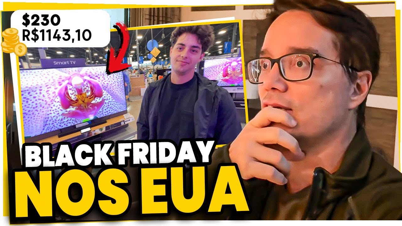 TV GIGANTE E BARATA NA BLACK FRIDAY AMERICANA [Comprei um PS2]