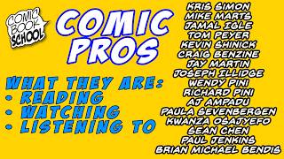 20 Comic Pros on What They Are Reading, Watching, & Listening To - Live #RWL