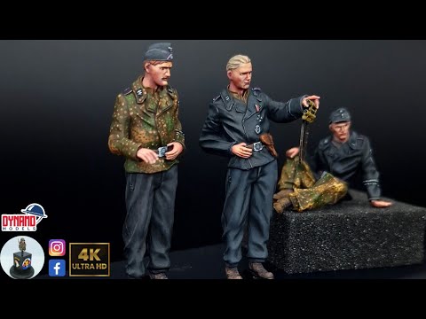 Figure Painting Tutorial 1/35 - German WSS Tank Crew