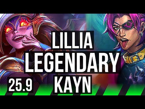 LILLIA vs KAYN (JGL) | 18/1/11, Legendary, 54k DMG | EUNE Master | 25.9