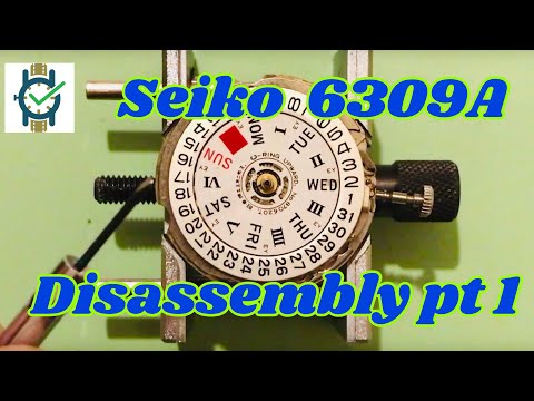 Seiko 6309A Disassembly (Part 1)