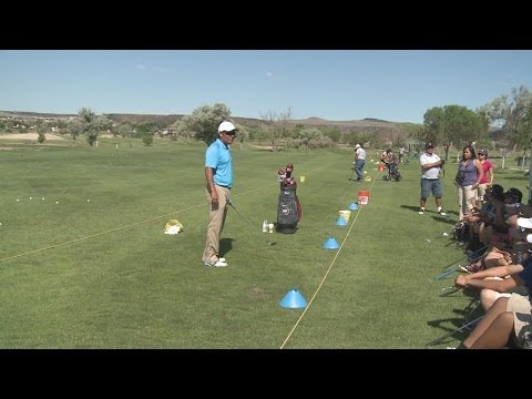 Notah Begay shares golf secrets with youth