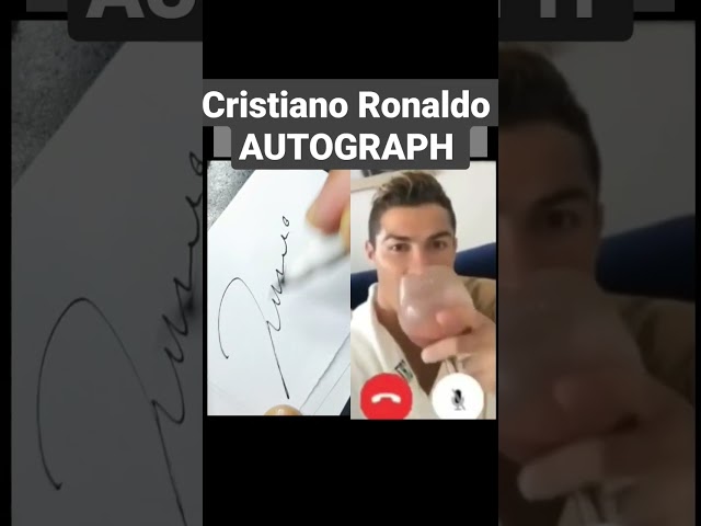 Vídeo relacionado con HWC Trading FR A3 Cristiano Ronaldo Exhibición Firmada De La Fotografía Del Autógrafo De Los Recuerdos Impresos Para Los Aficionados Y Los Partidarios Del Fútbol - A3 Enmarcado