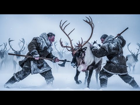 Through the Snowstorm  8 Hours of Reindeer Hunt and Survival