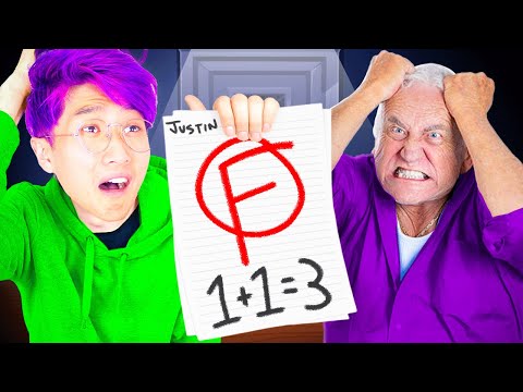 ROBLOX OOPS, I FAILED MY MATH TEST IN REAL LIFE! (LANKYBOX REACTION!)