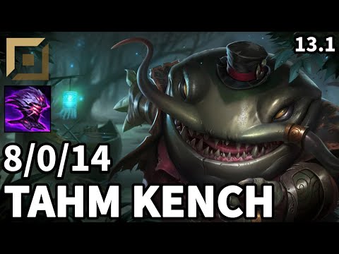 Tahm Kench Top vs Gragas - EUW Master | Patch 13.1