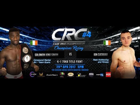 CRC#4 AM MMA Solomon King Simon (Compound MMA/Team Ryano) Vs Ion Catarau (Naas Kickboxing Team)
