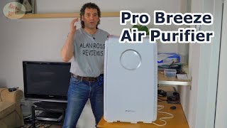 Pro Breeze 5-in-1 Air Purifier review - True HEPA Filter - best cheap air filter