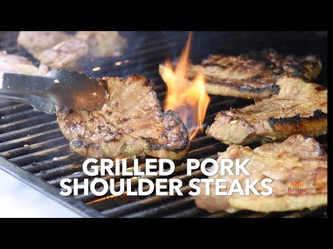 Grilled Pork Shoulder Steaks