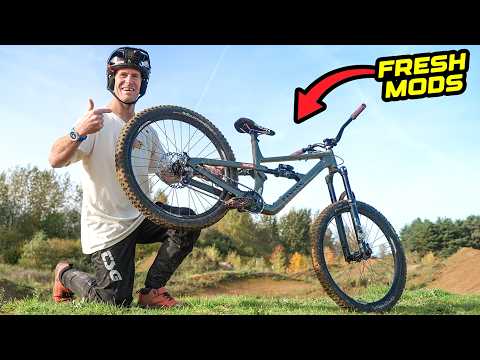 FRESH MODS ON MY ENDURO MOUNTAIN BIKE MAKE DREAMS A REALITY!