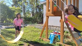Yuni and Julie playground