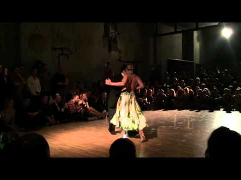  Alejandra Mantinan  and  Aoniken Quiroga  are  dancing  at  Athens TangoLovers  in  2016