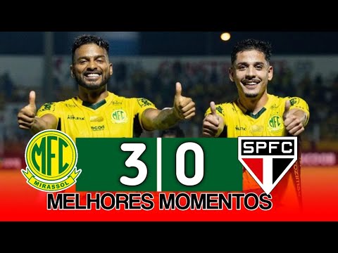 MIRASSOL SEGUE INVICTO EM CASA! MIRASSOL 3X0 SÃO PAULO GOLS & MELHORES MOMENTOS HD 19/10/2025