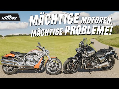 Seltene Powercruiser... die zurecht Exoten sind! Harley Davidson VRod Street Rod vs Yamaha VMax 1700