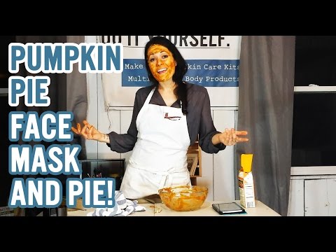 Homemade Pumpkin Face Mask....and Pie | SimpleCareSteph Video