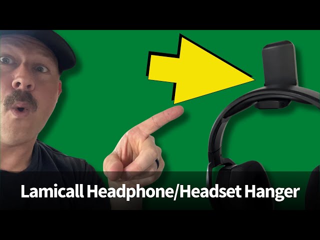 Vídeo relacionado con Lamicall Soporte Magnético para Auriculares de Escritorio - Gancho Adhesivo para Sony, Beats, Xbox, HyperX, etc., Gancho Plegable para Auriculares