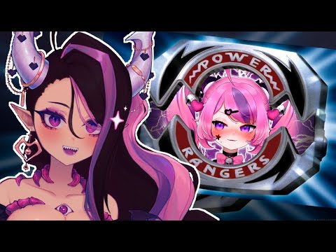 Ironmouse reacts to Mighty Morphin Vshojo