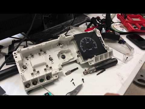 DIY: 88-96 Ford F Series gauge cluster led conversion