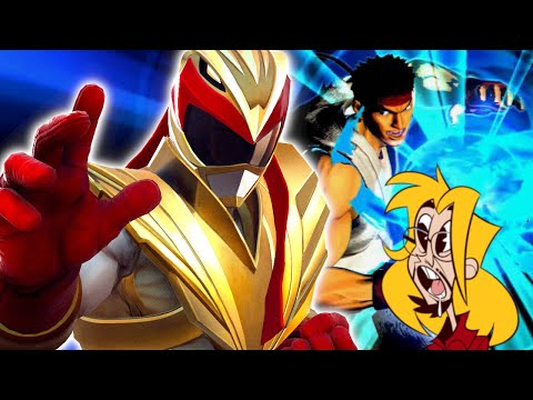 LITERALLY a MVC3 Character! Crimson Hawk Ryu Combos & Discovery - Power Rangers Battle for the Grid