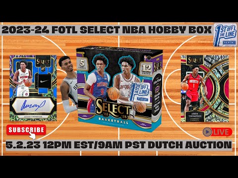 2023-24 FOTL SELECT NBA HOBBY BOX DUTCH AUCTION LIVE