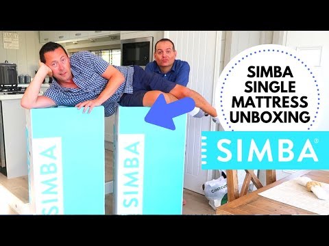 SIMBA HYBRID SINGLE MATTRESS UNBOXING / REVIEW | THE LODGE GUYS | Ad-Gifted
