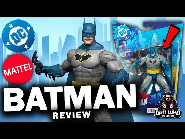 Vídeo relacionado con Mattel DC Premier Figura de acción de Batman de la Serie 1 de 16,5 cm, diseño detallado de superhéroe, 22 articulaciones, Capa de Tela, Soporte para Armas y Accesorios, JMD95