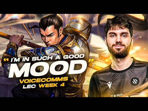 CINKROF IS IN SUCH A GOOD MOOD!!!111 - #LEC 2022 VOICE COMMS WEEK 4