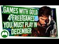 4 FREE Xbox Games You MUST Play In December | Games With Gold