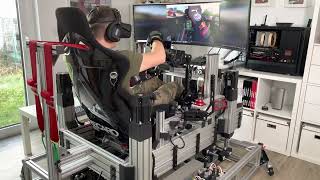 How it looks like when you crash in a Sim Racing Motion Simulator How it looks like when you crash in a Sim Racing Motion Simulator