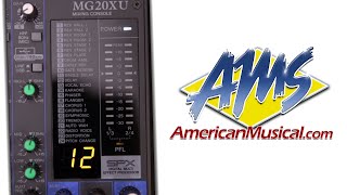 Video thumbnail for Yamaha MG20XU Overview - Yamaha MG20XU 20 Channel USB Mixer by American Musical Supply