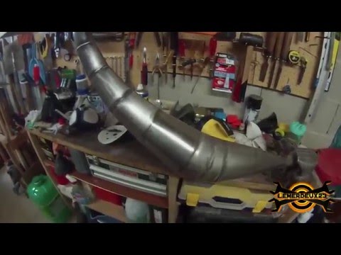 comment reparer un pot d'echappement coupé en deux