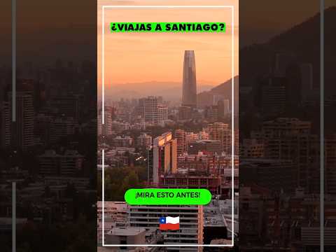 Santiago de Chile en 60 segundos | Guía rápida para viajeros #santiagodechile #chile #shortsdeviaje