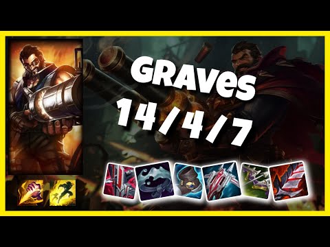 Graves vs Gragas NA Challenger JUNGLE (14/4/7) - v11.4