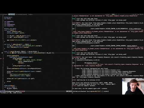 Educational Rust live coding - Building a web app - Part 4
