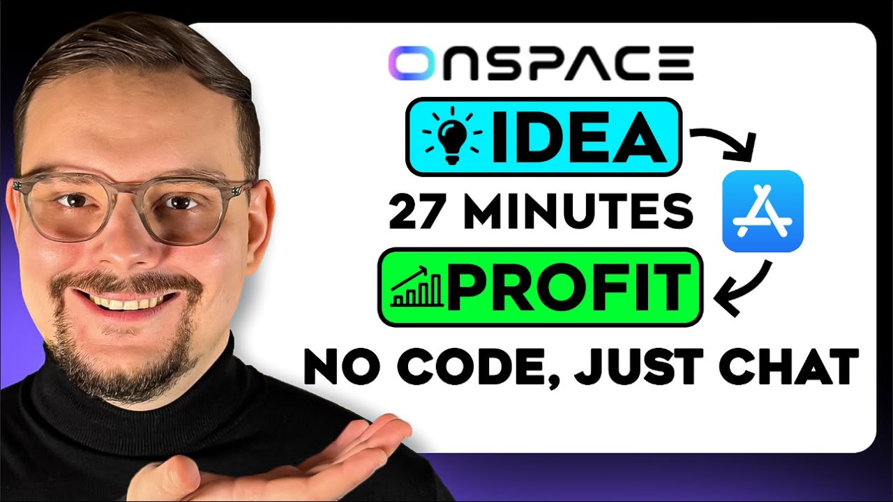 OnSpace AI tutorial - 2025 | From Idea to App Store in 27 minutes (no code)