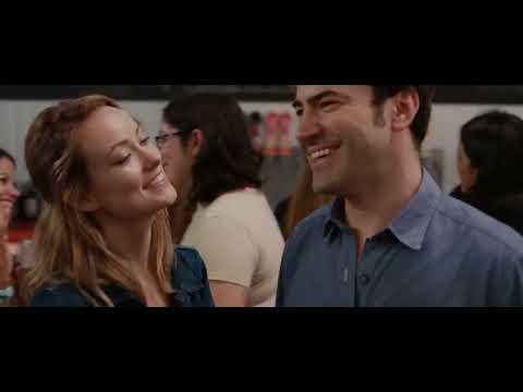 Drinking Buddies official trailer still: Kate and Luke laughing at Revolution Brewing