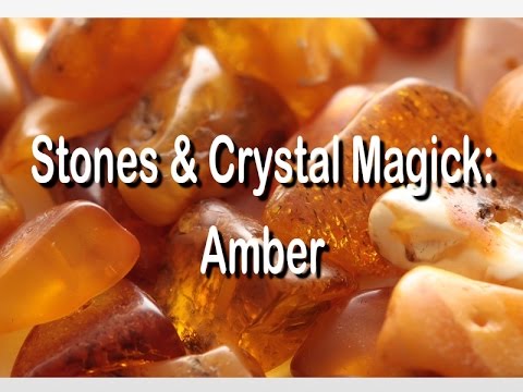Uses of amber stone