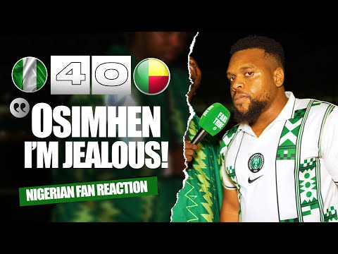 NIGERIA 4-0 BENIN REPUBLIC ( Miracle - NIGERIAN FAN REACTION) - 2026 FIFA WORLD CUP QUALIFIER.
