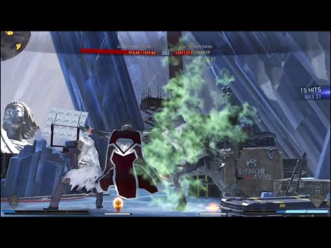 Scarecrow vs Superman [ INJUSTICE 2 GUILD MULTIVERSE ] - Solo Boss Strategy