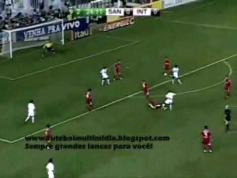 Santos 1x0 Internacional - Gol e hino. Brasileirão 2008