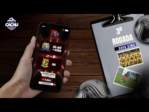 SÃO JOSÉ DA VITÓRIA X UNA| 3ª RODADA - V COPA CACAU CIMA 2026