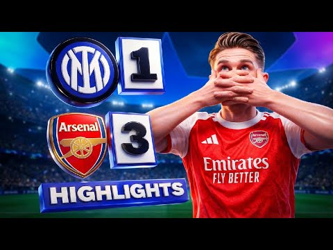 INTER MILAN 1-3 ARSENAL | All Goals | Full Highlights | Uefa Champions League 2025/2026